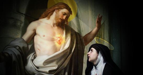 Cor Jesum św. Małgorzata M. Alacoque